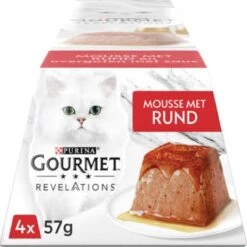 Gourmet Revelations Mousse - Kattenvoer Natvoer - Rund - 24 X 57 G