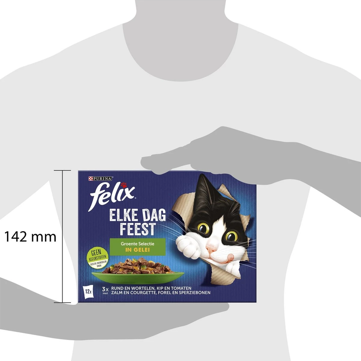Felix Elke Dag Feest Groente Selectie In Gelei - Katten Natvoer - 48 X 85g 5 Felix Elke Dag Feest Groente Selectie In Gelei - Katten Natvoer - 48 X 85g - Afbeelding 5