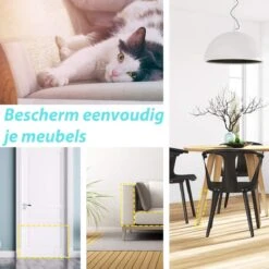 Vitamo™ Katten Anti Krab Training Sheets 6+2 Stuks Gratis - Meubelbescherming - Krabben - Diervriendelijke Trainingstape - Tegen Krabschade - Géén Punaises Nodig - Plakt Aan Beide Zijden - Transparant En Extra Groot - XL Vellen -Huisdierbenodigdheden 1200x1200 3472