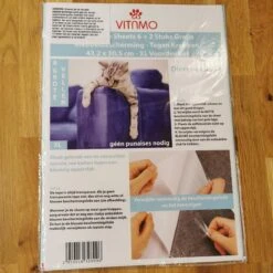 Vitamo™ Katten Anti Krab Training Sheets 6+2 Stuks Gratis - Meubelbescherming - Krabben - Diervriendelijke Trainingstape - Tegen Krabschade - Géén Punaises Nodig - Plakt Aan Beide Zijden - Transparant En Extra Groot - XL Vellen -Huisdierbenodigdheden 1200x1200 3473