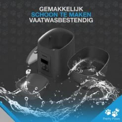 Pretty Paws PP002 Professionele Automatische Voerbak - Instelbaar Voedingsschema - Voerautomaat - Voerbak Kat Automatisch -Huisdierbenodigdheden 1200x1200 3498