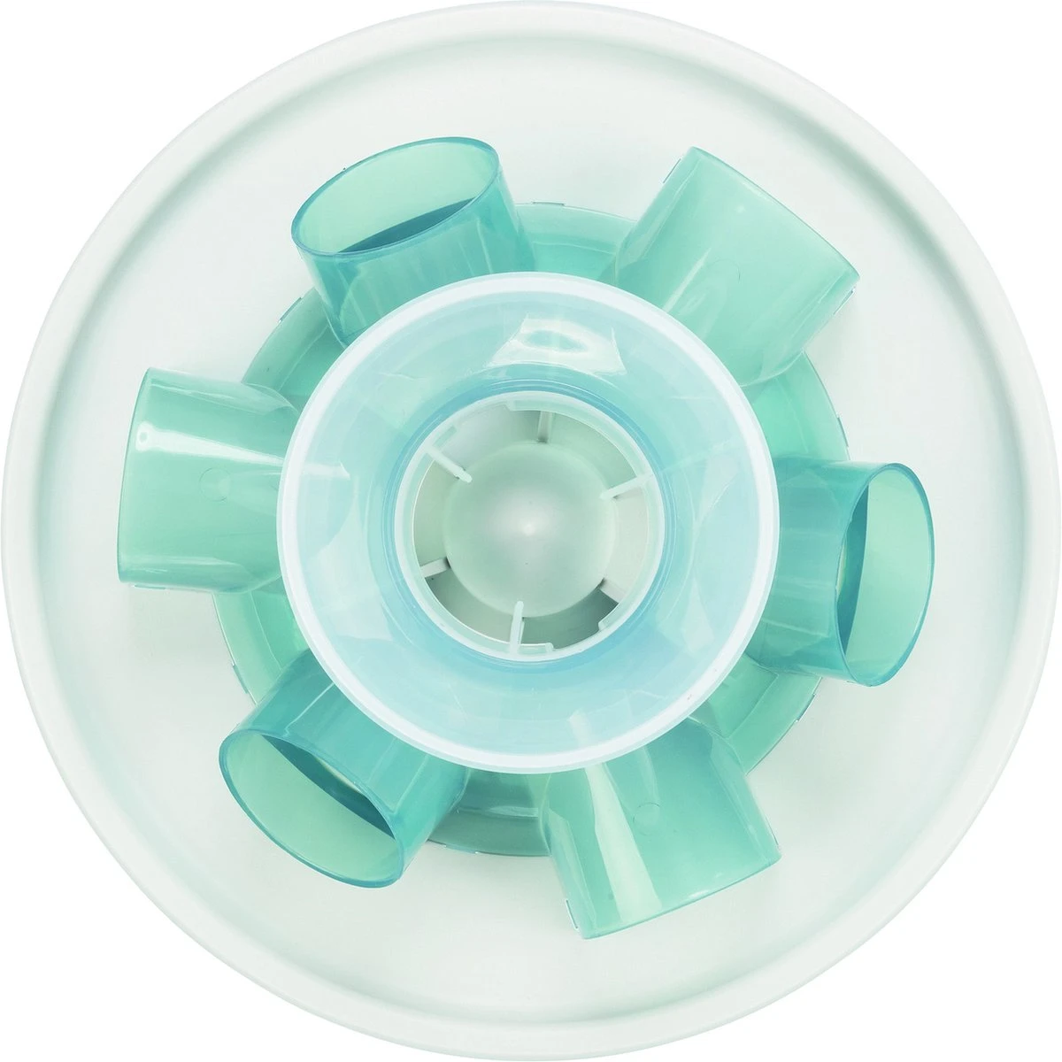 TRIXIE Kattenspeelgoed Tunnel Feeder Strategiespel - Blauw 4 TRIXIE Kattenspeelgoed Tunnel Feeder Strategiespel - Blauw - Afbeelding 4