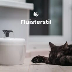 TrevoPet® Drinkfontein Kat - Waterfontein Kat - Kattenfontein - Fluisterstil - Drinkfontein - Drinkbak Kat - 2.5 Liter - Inclusief Filter - Wit -Huisdierbenodigdheden 1200x1200 3542
