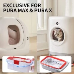 PETKIT Pura X Pura Max Vervangen Afvalzakken|5 Rollen(100 ST)|draagbare Kattenbakafvalbakken|Zakken Voor Zelfreinigende Kattenbak -Huisdierbenodigdheden 1200x1200 3601