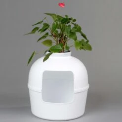 XXL Kattenbak – Verborgen Kattentoilet – Flower XXL Wit Voor Grote Katten Van RHRQuality -Huisdierbenodigdheden 1200x1200 3624