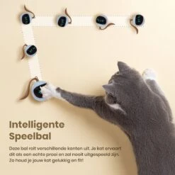 Otiume Slimme Katten Speeltje - Interactieve Zelf Rollende Bal Voor Katten - Kattenspeeltjes -Speelgoed Voor Dieren - USB Oplaadbaar -Huisdierbenodigdheden 1200x1200 3649