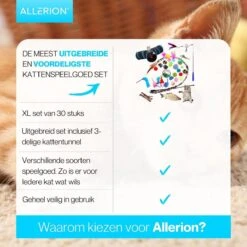 Allerion Kattenspeeltjes Set – 30-delig – Intelligentie 13 Allerion Kattenspeeltjes Set – 30-delig – Intelligentie -Huisdierbenodigdheden 1200x1200 3668