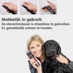 Tjilla Professionele Dieren/honden Tondeuse Set Extra Krachtig - Honden Trimmer - Lang Of Kortharige Huisdieren Katten & Honden - Draadloos - Weinig Geluid -Huisdierbenodigdheden 1200x1200 367