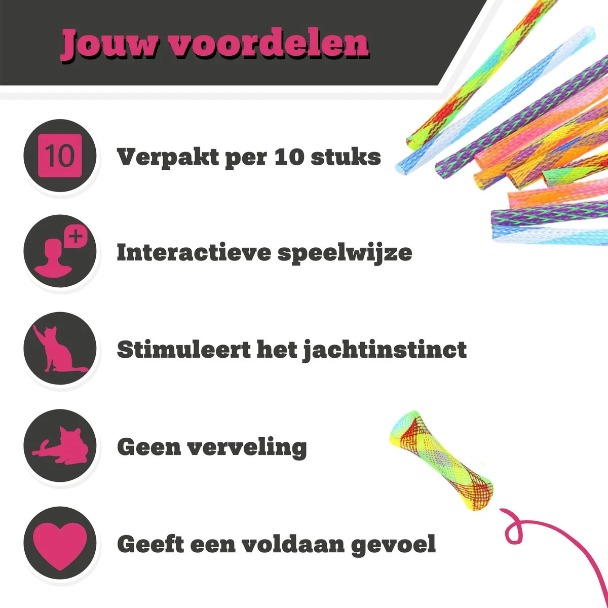 Make Me Purr Kitty Boinks Springveren (10 Stuks) - Kattenspeeltjes - Kattenspeelgoed - Speelgoed Voor Katten Veertjes - Kat Speeltje Springveer - Kitten Speeltjes Springveertjes - Kattenveertjes 2 Make Me Purr Kitty Boinks Springveren (10 Stuks) - Kattenspeeltjes - Kattenspeelgoed - Speelgoed Voor Katten Veertjes - Kat Speeltje Springveer - Kitten Speeltjes Springveertjes - Kattenveertjes - Afbeelding 2