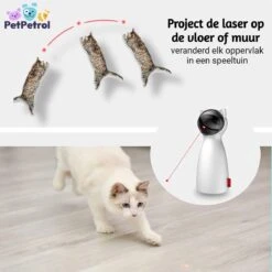 PetPetrol Automatisch Kattenspeeltje – Laser – Kattenlaser - Intelligent Interactief Voor Katten – Laser Kat – 9 Verschillende Standen – Incl. Oplaadkabel – Geruisloze Motor -Huisdierbenodigdheden 1200x1200 3714