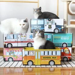 Make Me Purr Kattendoos Van Karton (Ice Cream) - Inclusief Kartonnen Krabmat - Speelgoed Doos Voor Katten Met Krab Mat - Kat Krabpaal Speeltje - Kattenbed Kattenmand Kattenhuis Kattentunnel - Kattenspeelgoed - Kattenspeeltjes - Kitten Speeltjes -Huisdierbenodigdheden 1200x1200 3788
