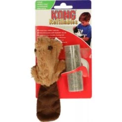 Kong Kat Catnip Bever - Speelmuis - Bruin - 3,8 X 4,5 X 4,2 -Huisdierbenodigdheden 1200x1200 3809
