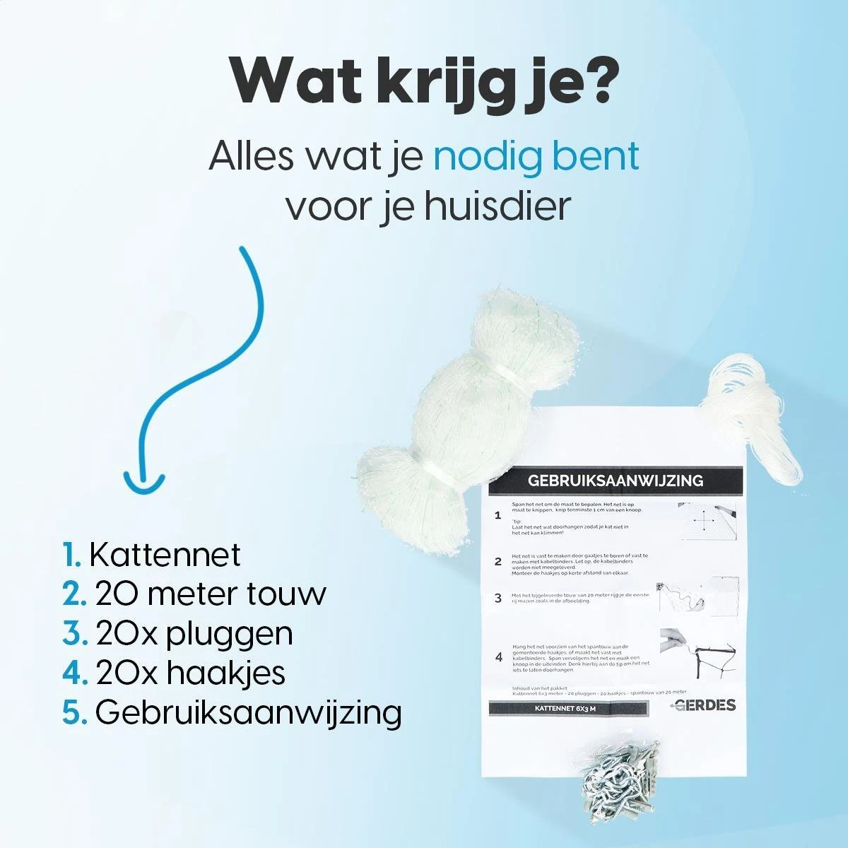 Kattennet - Balkon Net - Katten Gaas - Kattennet Balkon - Transparant - 8x3 M 8 Kattennet - Balkon Net - Katten Gaas - Kattennet Balkon - Transparant - 8x3 M - Afbeelding 8