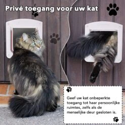 DOWO® - Kattenklep - Kattenluik - Kattenluikje - 4-weg Huisdierklep, Eenvoudige Installatie Kattendeur Huisdierendeur Aan De Muur, Houten Deur, Upvc Binnendeur, Baksteenwanden, Houten Deuren (M - Buitenmaat 20x22 Cm) 11 DOWO® - Kattenklep - Kattenluik - Kattenluikje - 4-weg Huisdierklep, Eenvoudige Installatie Kattendeur Huisdierendeur Aan De Muur, Houten Deur, Upvc Binnendeur, Baksteenwanden, Houten Deuren (M - Buitenmaat 20x22 Cm) -Huisdierbenodigdheden 1200x1200 3864