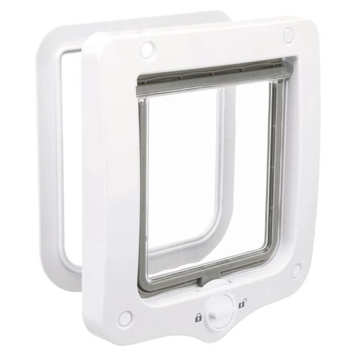 Trixie 2-weg Kattenluik Wit 2 Trixie 2-weg Kattenluik Wit - Afbeelding 2