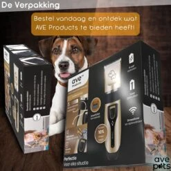 AVE Pets® Complete Hondentondeuse Set - Draadloos Tondeuse - Scheerapparaat Voor Je Hond Of Kat - Huisdier Trimmer - Professionele Dierentondeuse - Dieren Verzorging -Huisdierbenodigdheden 1200x1200 388