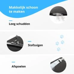 Tenify Kattenbakmat + Extra Kattenbak Schepje - 40 X 50 Cm - Waterdicht - Dubbele Laag - Honingraatstructuur - Uitloopmat - Mat -Huisdierbenodigdheden 1200x1200 3946