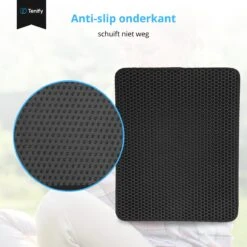 Tenify Kattenbakmat + Extra Kattenbak Schepje - 40 X 50 Cm - Waterdicht - Dubbele Laag - Honingraatstructuur - Uitloopmat - Mat -Huisdierbenodigdheden 1200x1200 3947