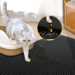 Behave Kattenbakmat - Dubbele Laag - Honingraatdesign - Waterdicht - Katten Grit Opvanger - Schoonloopmat - Kattenbak Mat - Zwart - 45*60 Cm 15 Behave Kattenbakmat - Dubbele Laag - Honingraatdesign - Waterdicht - Katten Grit Opvanger - Schoonloopmat - Kattenbak Mat - Zwart - 45*60 Cm -Huisdierbenodigdheden 1200x1200 3970