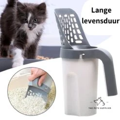 The Pets Supplier - Kattenbak Schep - Kattenbakschep Met Opvangbak - Kattenbak Grind - Kattenzakjes -Huisdierbenodigdheden 1200x1200 3976