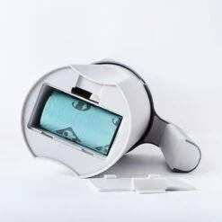 YELÉ LIVING – Kattenbakschep – Haarverwijderaar - Cat Litter Scoop – Kattenbakschep Met Container – Katten – Kattenbak – Grijs/wit – Kattenbak Schep – Grind – Kattengrind – Kattenbak Grind – Poep Zakjes – Afvalcontainer - All-in-1 Kattenbakschep -Huisdierbenodigdheden 1200x1200 4019