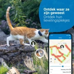 Tractive GPS CAT 4 - Kat GPS Tracker & Activiteitenmonitor - Past Op Meeste Halsbanden - Donkerblauw -Huisdierbenodigdheden 1200x1200 4089