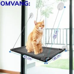 Kattenhangmat - Hangmat Kat- Kattenhangmat Raam – Kattenbed - Kattenhangmand - Kattenkussen -Huisdierbenodigdheden 1200x1200 4227
