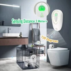 DVL Products Cornmi Kattengeurverwijderaar - Kattenbak Geurverdrijver - Met Ozon & Aromatherapie - Oplaadbaar En Infraroodsensor - Nachtlicht Optie - Duurzaam - Ledverlichting - Honden & Katten Geurverdrijver -Huisdierbenodigdheden 1200x1200 4274