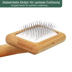 Pfotenolymp® Zachte Borstel Voor Katten - Kattenborstel / Kattenkam Van Bamboe - Bontborstel / Vachtborstel / Kattenhaarborstel - Bontkam Voor Vachtverzorging -Huisdierbenodigdheden 1200x1200 4289