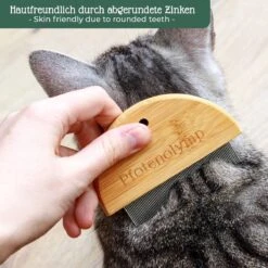 Pfotenolymp® Zachte Borstel & Vlooienkam Voor Katten Set - Kattenborstel I Kattenkam - Luizenkam I Netenkam Voor Katten - Tegen Luizen & Vlooien - Kattenhaarborstel -Huisdierbenodigdheden 1200x1200 4299