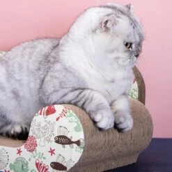 Nobleza 46IIC Design Krabsofa - Krabplank Met Catnip - L54 X B26 X H20 Cm -Huisdierbenodigdheden 1200x1200 4308