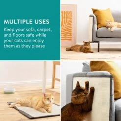 Navaris Katten Krabmat - Bescherming Van Meubels - Voor Banken En Stoelen - Krabbescherming - Rechtsdraaiend -Huisdierbenodigdheden 1200x1200 4318