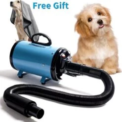 Merkloos Edward&DeVries Professionele Hondenföhn Met 4 Opzetstukken – Waterblazer Voor Honden – Stil Design – Krachtig + Extra Filter & Droogdoek - Blauw -Huisdierbenodigdheden 1200x1200 444