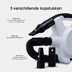 Hondenfohn - Waterblazer Met Draaiknop - 2400W Vermogen Met Warme En Koude Stand - Wit -Huisdierbenodigdheden 1200x1200 448