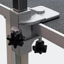 Honden Trimtafel Met Enkele Aanlijnoptie, 760 Mm Hoog, Inklapbaar; Kniptafel - Wastafel Met Lus Zwart / Grijs - Verzorgingstafel Voor Huisdieren - Multistrobe -Huisdierbenodigdheden 1200x1200 481