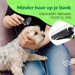Mister Mill Professionele 2-Zijdige Ondervacht Kam Voor Hond En Kat – Honden/Kattenborstel – Klittenkam – 9,5 Cm. -Huisdierbenodigdheden 1200x1200 491