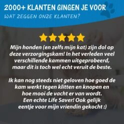 Woodoro 2-Zijdige Kattenkam Voor Ondervacht - Voorkomt Haaruitval - Verwijdert Klitten 15 Woodoro 2-Zijdige Kattenkam Voor Ondervacht - Voorkomt Haaruitval - Verwijdert Klitten -Huisdierbenodigdheden 1200x1200 513
