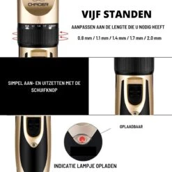 Thuys Hondentondeuse Set Voor Dikke Vacht - Tondeuse Set Voor Honden Draadloos - Set Voor Langharige Honden Met 4 Opzetstukken -Huisdierbenodigdheden 1200x1200 561