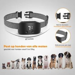 Salvano Anti Blafband - Blafband Voor Honden - Opvoedingshalsbanden - Voor Kleine En Grote Honden - Anti Blafband Zonder Schok- Oplaadbaar - Anti Blaf Apparaat - Blafband - Diervriendelijk -Huisdierbenodigdheden 1200x1200 582