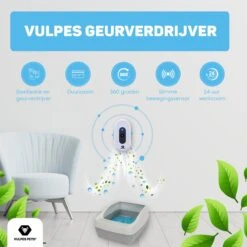 Vulpes Pets® Kattenbak Geurverdrijver PRO - Ozon En Negatieve Ionen Functie - Infraroodsensor - Oplaadbaar - Geurverwijderaar - Air Eliminator - Wit -Huisdierbenodigdheden 1200x1200 624