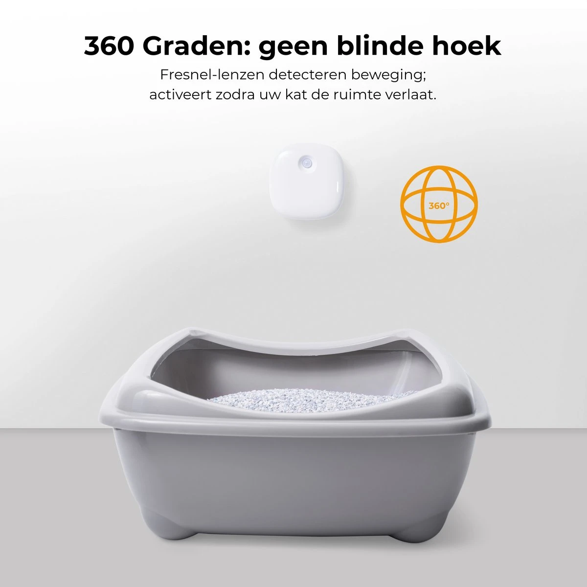 Pettadore Air Insight - Kattenbak Geurverdrijver & Teller - Actieve Zuurstof En Ionen - Oplaadbaar - Met App 6 Pettadore Air Insight - Kattenbak Geurverdrijver & Teller - Actieve Zuurstof En Ionen - Oplaadbaar - Met App - Afbeelding 6
