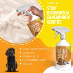 Petsly Urine Stop Spray - Dierentoilet - Voor Zindelijkheid Training, Puppytraining. Voorkomt Markeren - 500ml -Huisdierbenodigdheden 1200x1200 682