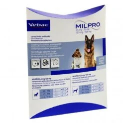 Milpro Ontwormingsmiddel - Hond Boven 5 Kg - 4 Tabletten -Huisdierbenodigdheden 1200x1200 75