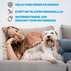 Vulpes Pets® Anti Blaf Apparaat Pro - Anti Blafband Voor Alle Honden - Luxe Hondentrainer - Diervriendelijk & Zonder Schok - Inclusief 9V Batterij - Waterbestendig - Ophangbaar - Instelbare Ultrasone Niveauregeling - 4 Standen -Huisdierbenodigdheden 1200x1200 784