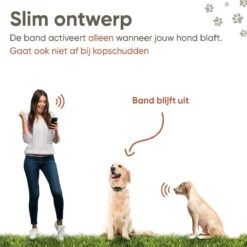 Premium Anti Blafband - Diervriendelijke Opvoedingshalsband Zonder Schok - Trainingshalsband Voor Grote En Kleine Honden - Anti Blaf Band - Correctie Halsband -Huisdierbenodigdheden 1200x1200 793