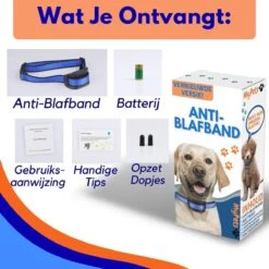 MyPets™ Anti-blafband - Anti Blaf Apparaat - Voor Kleine Honden En Grote Honden - Diervriendelijk - Opvoedingshalsband - Trainingshalsband - 2022/2023 Versie - Inclusief Batterijen -Huisdierbenodigdheden 1200x1200 806