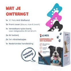 Anti Blafband - Blafband Voor Honden - Anti Blaf Apparaat - Blafband - Diervriendelijk & Zonder Schok -Huisdierbenodigdheden 1200x1200 814