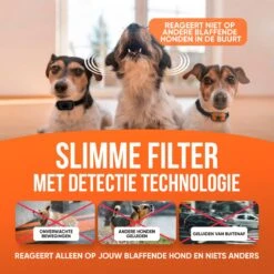 Strex Anti Blafband Voor Honden - 3-60KG - Oplaadbaar - Zonder Schok - Vibratie En Audio - Diervriendelijk - Anti Blaf Band - Anti Blaf Apparaat - Opvoedingshalsband Alle Honden -Huisdierbenodigdheden 1200x1200 832