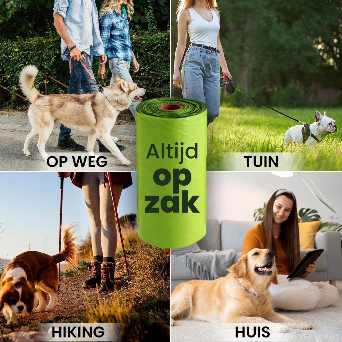 YORGS Hondenpoepzakjes Groen - Duurzame Poepzakjes Hond - Grote Sterke Zakken - 600 Stuks - 40 Rollen - 33 X 22 CM 5 YORGS Hondenpoepzakjes Groen - Duurzame Poepzakjes Hond - Grote Sterke Zakken - 600 Stuks - 40 Rollen - 33 X 22 CM - Afbeelding 5