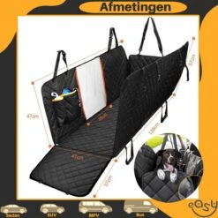 Hondendeken Auto Achterbank En Kofferbak - Reis Bench - Auto Bench - Hondenmand - Waterdichte Beschermhoes 6 Laags - Antislip - Maat 151 X 139 -Huisdierbenodigdheden 1200x1200 990